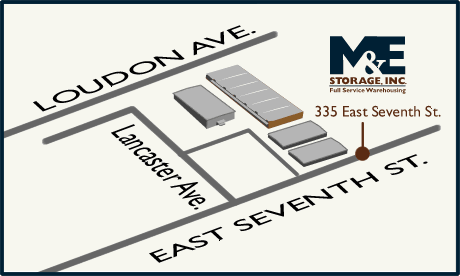 Detail of Map to M&E Storage